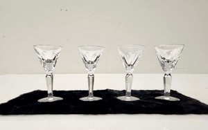 lot 279 image: Set of 4 Signed WATERFORD Crystal Cordial or Port Glasses