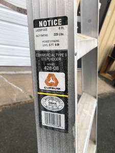 lot 324 image: CUPRUM Commercial Type II 8 Stepladder
