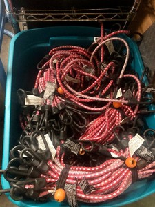lot 247 image: MASSIVE Lot of New Unused Bungee Cords