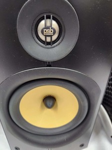 lot 334 image: Matching Pair of PSB Model Image B6 Speakers - Black