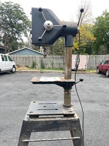 lot 254 image: Nice Condition Working POWR KRAFT 17 Drill Press - RouterShaper