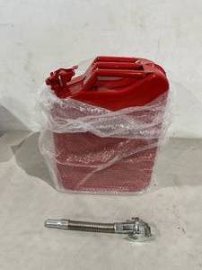 lot 209 image: Jerry Fuel Gas Can with Flexible Metal Hose