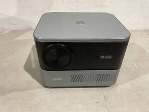lot 210 image: VIZONY FHD 1080P Projector 4K Support, 800 ANSI 5G Wifi Bluetooth- GreyBlack