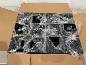 lot 215 image: LifeGarden Solar Post Cap Light - Wam White Light - Black