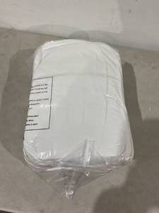 lot 216 image: Quilted Mattress Topper for Full Size Bed - White