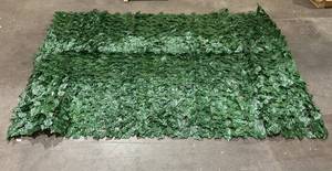 lot 242 image: 96 x 67 Inch Faux Ivy Privacy Fence Screen