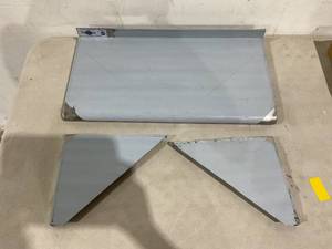 lot 247 image: Profeeshaw Wall Mounted NSF Stainless Steel Shelf