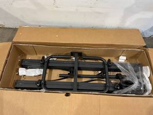 lot 254 image: YITAMOTOR 4-Bike 2 inch Hitch Mounted Foldable Bike Rack Platform