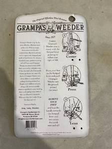 lot 268 image: Grampas Weeder - The Original Stand Up Weed Puller Tool with Long Handle