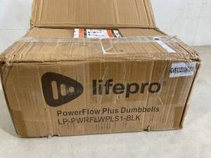 lot 272 image: Lifepro Adjustable Dumbbell 25lb - One Dumbell ONLY - Black