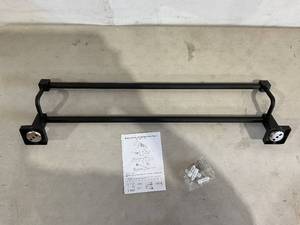 lot 275 image: TocTen Double Bath Towel Bar - Matte Black