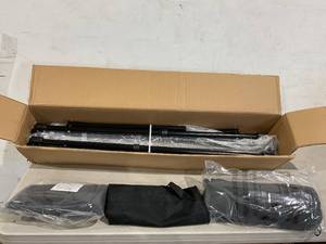 lot 277 image: Anyoo 2 in 1 Hammock and Swinging Chair with Collapsible Steel Stand & Carrying Case - Black