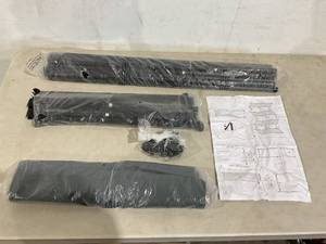 lot 281 image: Morngardo 4-Panel Room Divider - Grey