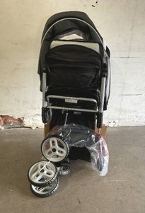 lot 131 image: Graco DuoGlider Double Stroller - Glacier Fashion
