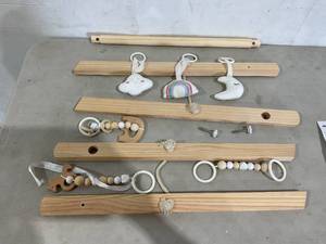 lot 339 image: Little Dove Baby Wooden Play Gym