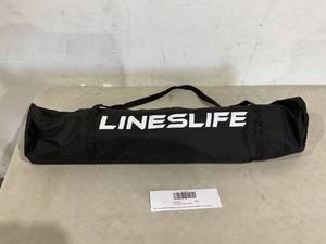lot 347 image: Lineslife 22 ft Portable Pickleball Net System with Carrying Bag