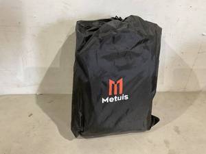 lot 352 image: Metuis 15 cu ft. Heavy Duty Waterproof Car Rooftop Cargo Carrier Bag - Black & Orange