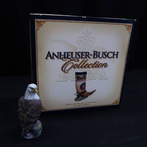 lot 58 image: ANHEUSER-BUSCH COLLECTION CERAMIC HORN