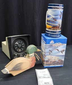 lot 60 image: MILLER BREWING AND TERRY REDLIN SLIENT SUNSET AND FISH SPOTTER