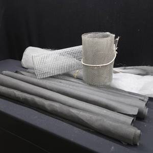 lot 105 image: LOT OF LANDSCAPE FABRIC, SCREEN AND HARWARE CLOTH
