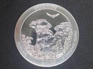 2016 BU America the Beautiful Shawnee 5 Oz. Silver Coin