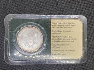 2000 Uncirculated American Silver Eagle in Original sealed Littleton Holder