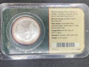 2006 Uncirculated American Silver Eagle in Original sealed Littleton Holder