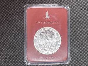 2022 BU Stacks & Bowers 1 Oz. Silver Round in Clam Shell Case