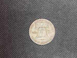 1952-S Silver Franklin Half Dollar
