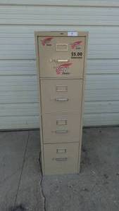 lot 7 image: 4 Drawer Steel Filling Cabinet  Storage