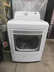 LG 7.3-cu ft Electric Dryer (White) ENERGY STAR