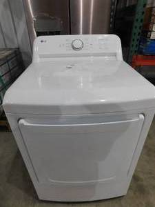 LG 7.3-cu ft Electric Dryer (White) ENERGY STAR