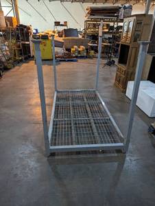 lot 28 image: Portable Stack Rack, 91W x 46D x 62H
