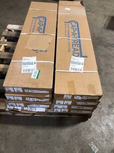 lot 5 image: 8 Boxes of Assorted Cap A Vinyl Stair Tread Cover Adhesive Customer  Returns See Pictures
