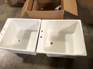 lot 6 image: MUSTEE 46 in. x 34 in. Plastic Laundry Tub  Customer  Returns See Pictures