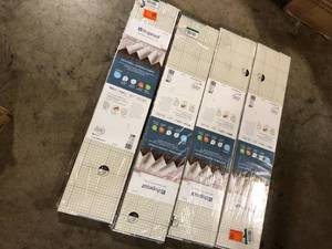 lot 9 image: Lot of 4 Lifeproof 100 sq.ft. Roll 46.8 in. W x 25.7 ft. L x 1.5 mm T Underlayment for Laminate, Engineered Hardwood, Vinyl   Customer  Returns See Pictures