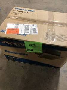 lot 38 image: Panasonic WhisperCeiling 290 CFM Ceiling Surface Mount Bathroom Exhaust Fan    Customer  Returns See Pictures