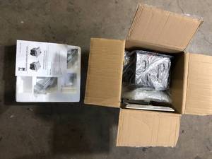 lot 41 image: LIFT BRIDGE KITCHEN & BATH Decorative Brushed Nickel 110 CFM Ceiling Bath Fan with Light and Glass Globe  Customer  Returns See Pictures