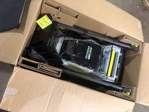 lot 44 image: RYOBI 40V HP Brushless 20 in. Cordless Battery Walk Behind Push Mower (Tool Only)    Customer  Returns See Pictures