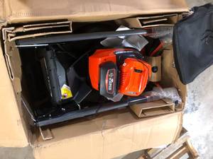 lot 46 image: ECHO eFORCE 56V 21 in. Cordless Battery Walk Behind Self-Propelled Lawn Mower with 5.0Ah Battery and Charger Customer Returns See Pictures