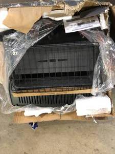 lot 50 image: Mr. Heater Vent Free 30,000 BTU Blue Flame Natural Gas Space Heater in Black   Customer Returns See Pictures