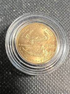 2000 AMERICAN GOLD EAGLE 110TH OZ .999 FINE GOLD