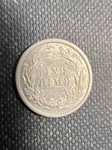 1911 US BARBER DIME