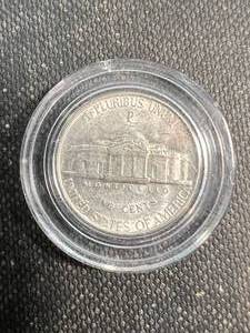 1944 US SILVER WAR NICKEL UNC IN AIRTITE