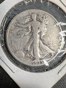 1935-D US WALKING LIBERTY HALF DOLLAR