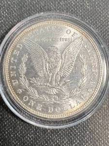 1885 US MORGAN SILVER DOLLAR GEM BU IN AIRTITE