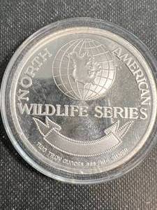 2 TROY OZ .999 FINE SILVER CANADA GOOSE ROUND