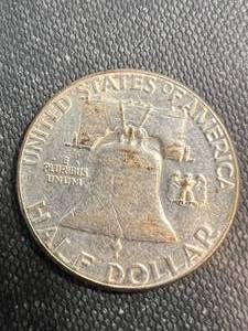1956 US FRANKLIN HALF DOLLAR