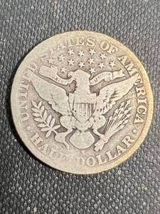 1911-S US BARBER HALF DOLLAR