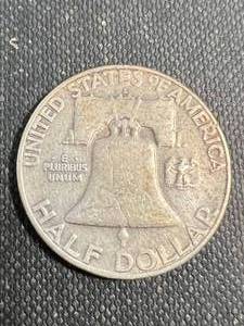 1954-S US FRANKLIN HALF DOLLAR